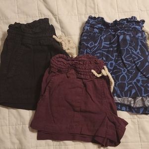 Roxy drawstring shorts